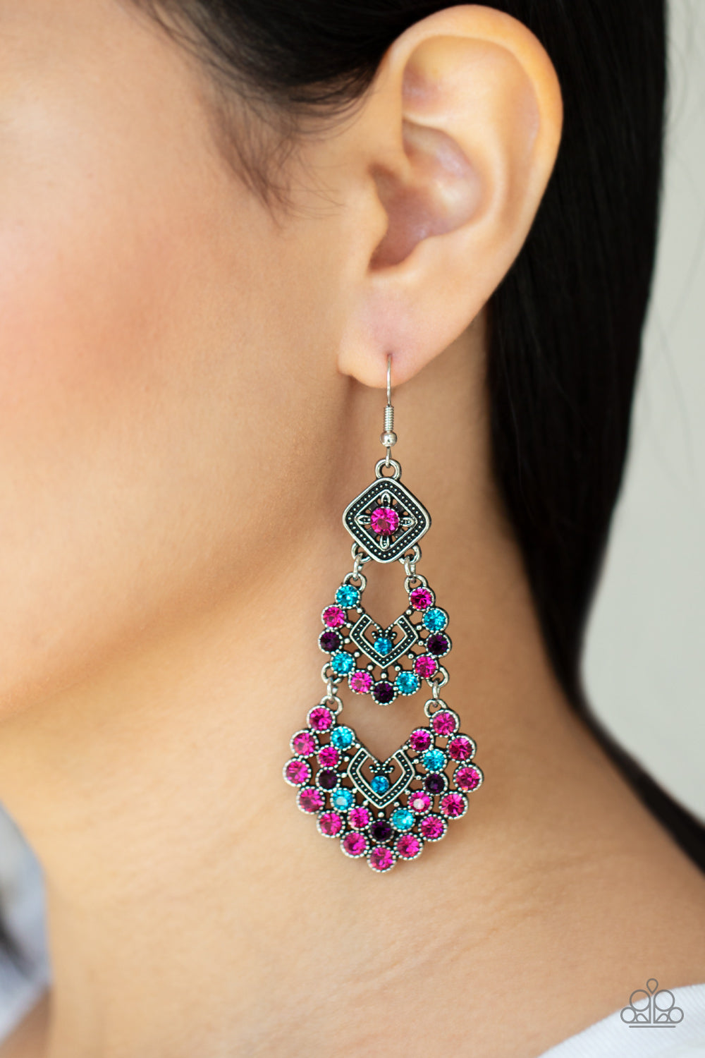 All For The GLAM - Multicolor earrings