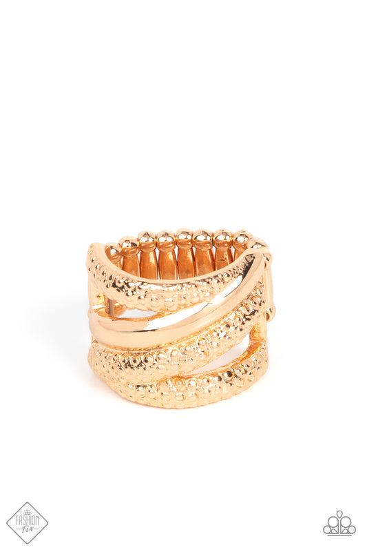 Contemporary Convergence - Gold ring