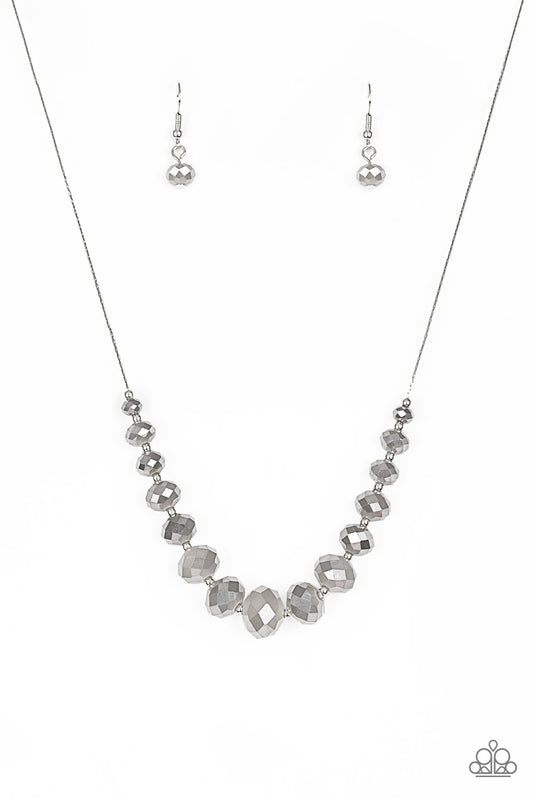 Crystal Carriages - Silver necklace