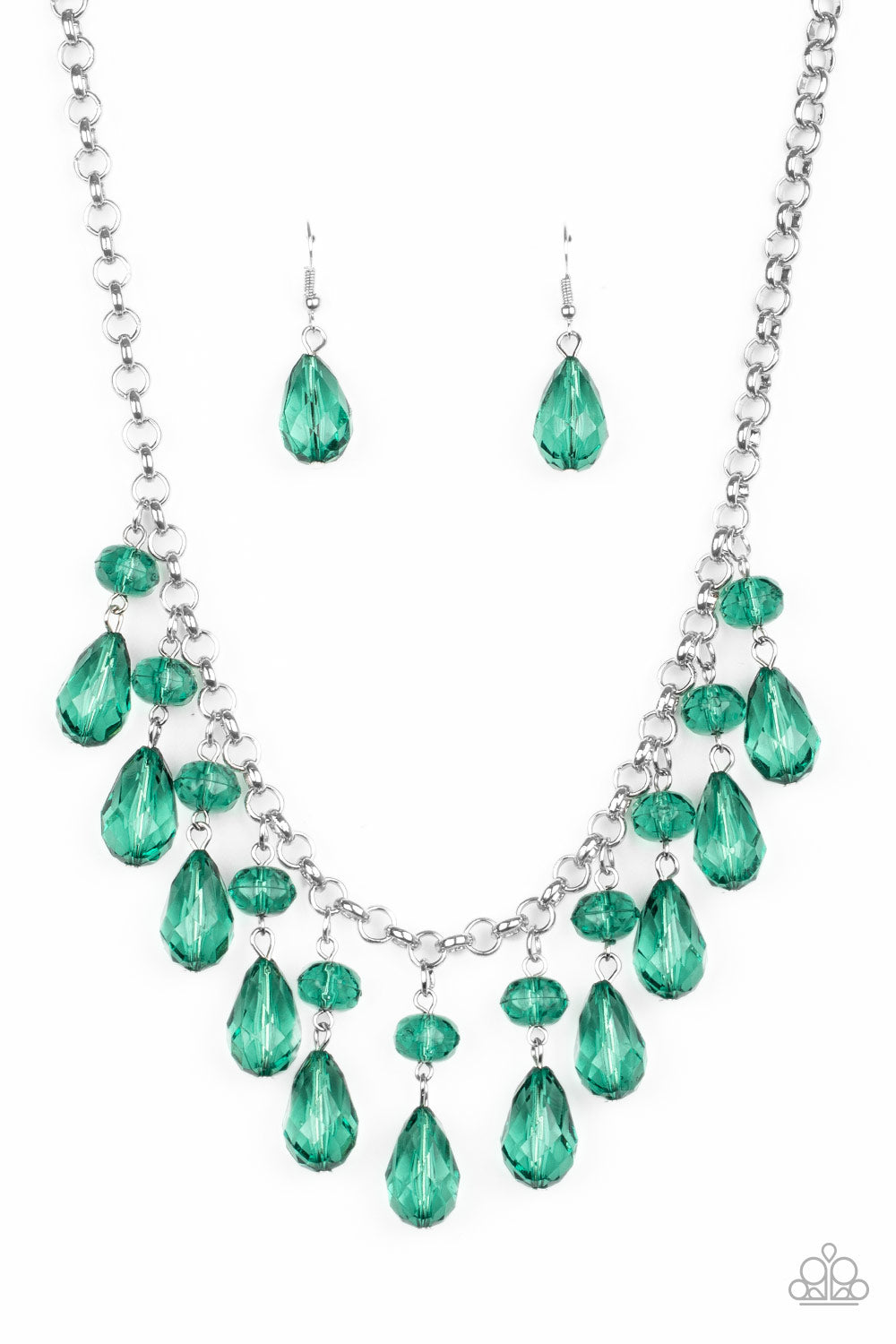Crystal Enchantment - Green necklace