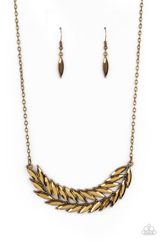 Flight of FANCINESS - Brass necklace