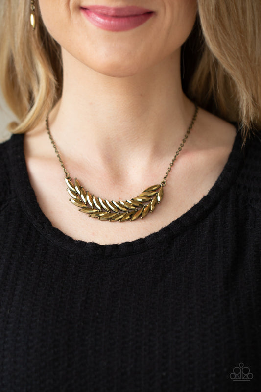 Flight of FANCINESS - Brass necklace