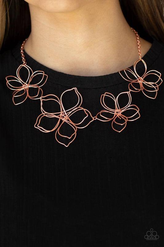 Flower Garden Fashionista - Copper necklace (2021 FALL "PREVIEW")