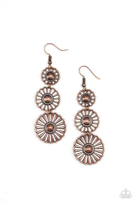 Gazebo Garden - Copper earrings
