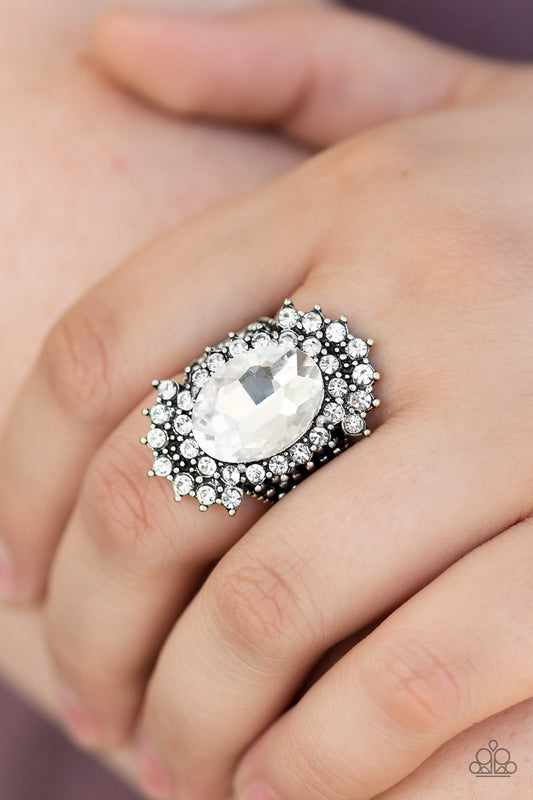 Him and HEIR - White gem ring
