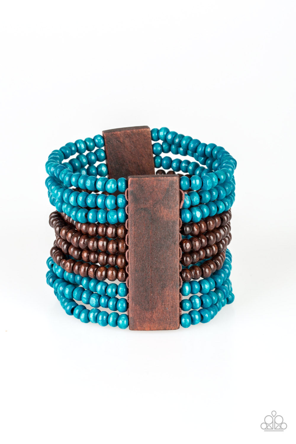 JAMAICAN Me Jam - Blue wood bracelet