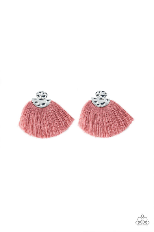 Make Some PLUME - Pink earrings