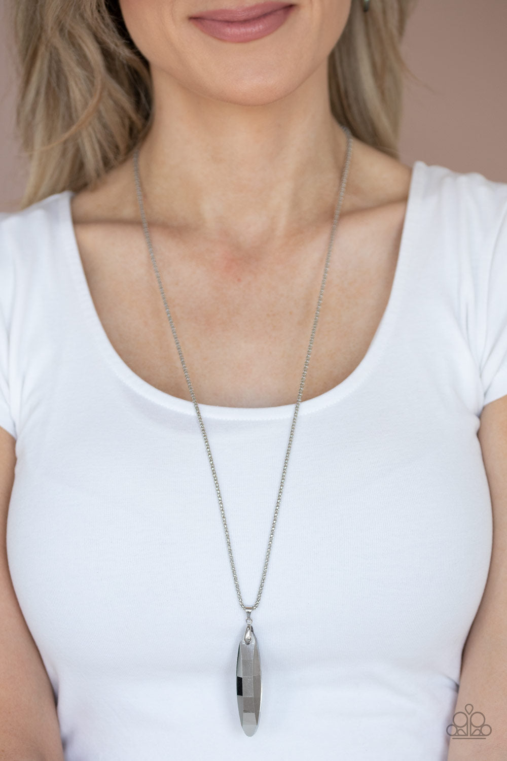 Meteor Shower - Silver necklace