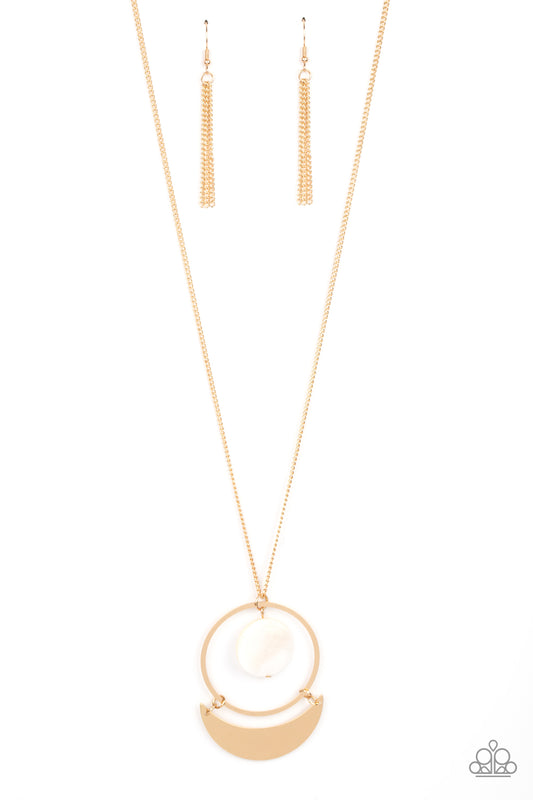 Moonlight Sailing - Gold necklace