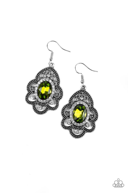 Reign Supreme - Green earrings