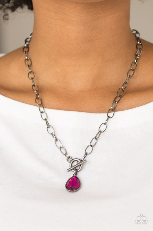 So Sorority - Pink necklace