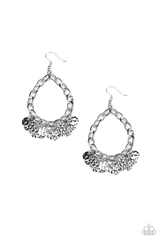 Street Appeal - Silver earrings