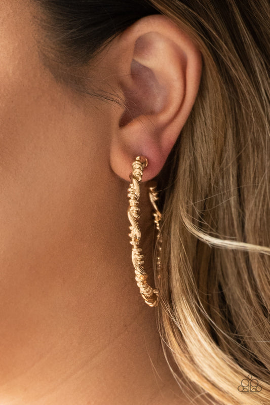 Street Mod - Gold hoop earrings