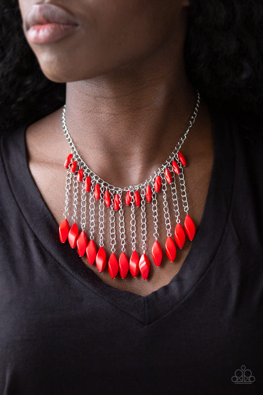 Venturous Vibes - Red necklace