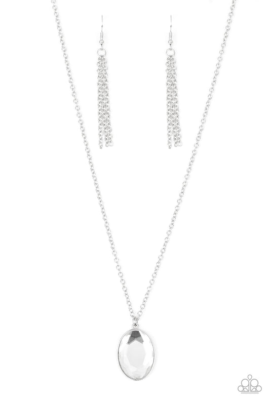 Definitely Duchess - White gem necklace