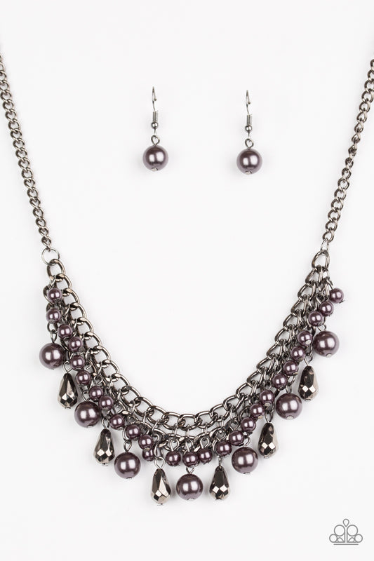 Imperial Idol - Black/Gunmetal necklace