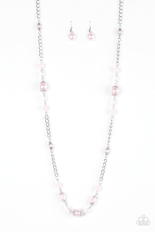 Magnificently Milan - Pink pearl necklace