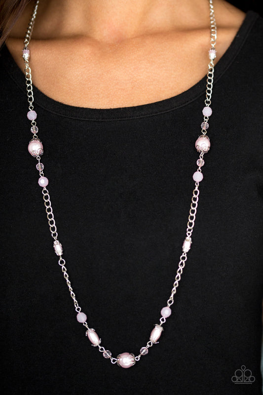 Magnificently Milan - Pink pearl necklace