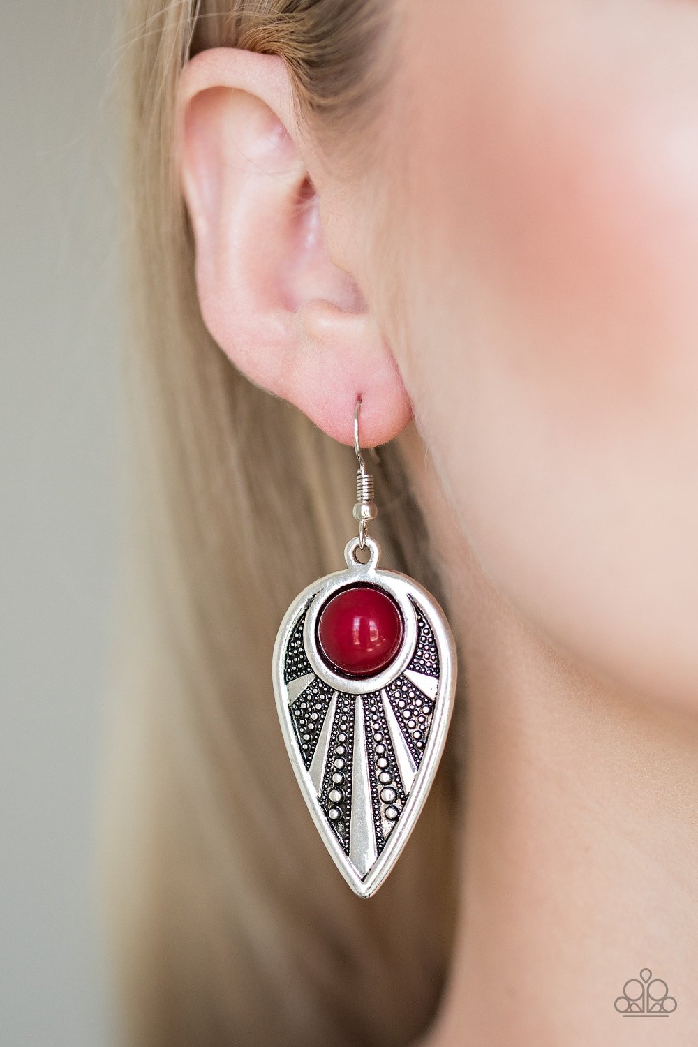 Take a Walkabout - Red earrings