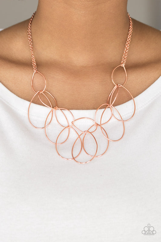 Top-TEAR Fashion - Shiny Copper necklace