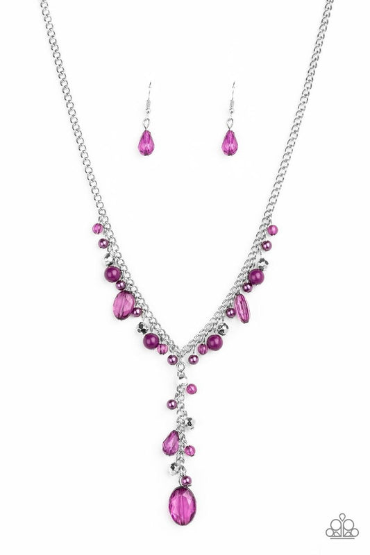 Crystal Couture - Purple necklace