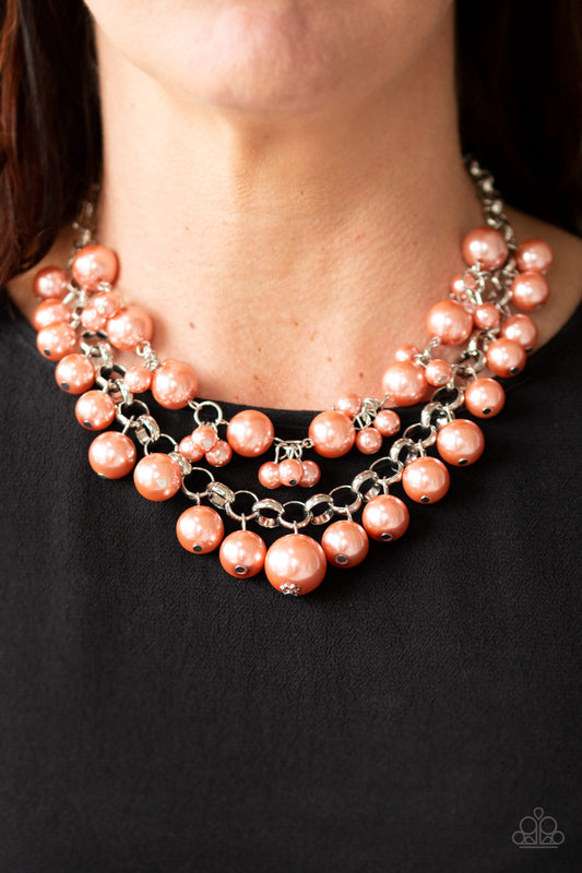 BALLROOM Service - Orange necklace set