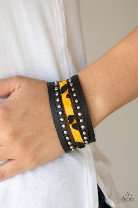 Born To Be WILDCAT - Yellow bracelet