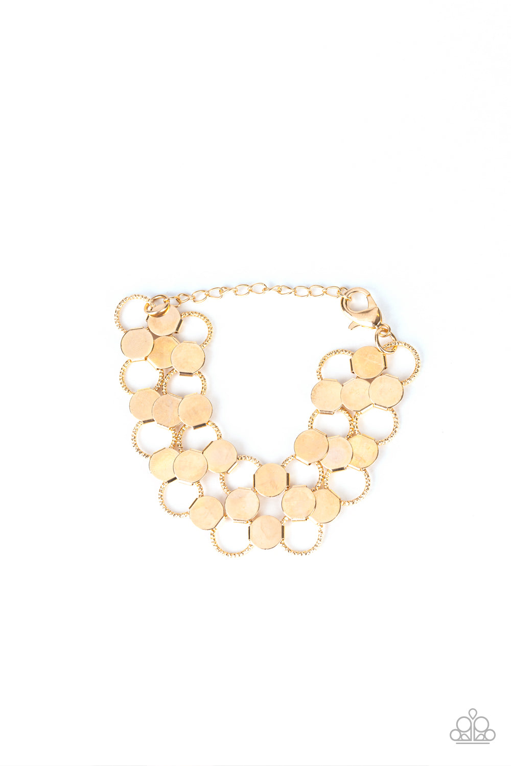 Net Result - Gold necklace w/ matching bracelet