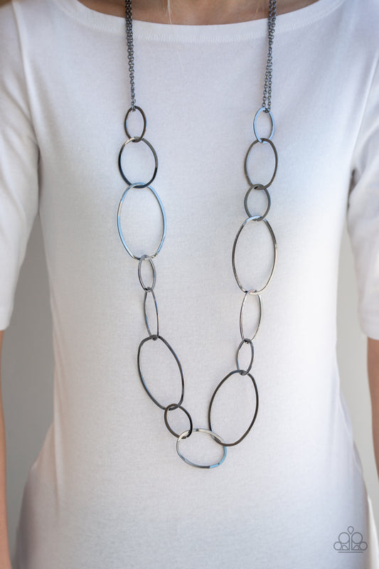 City Circuit - black/gunmetal necklace
