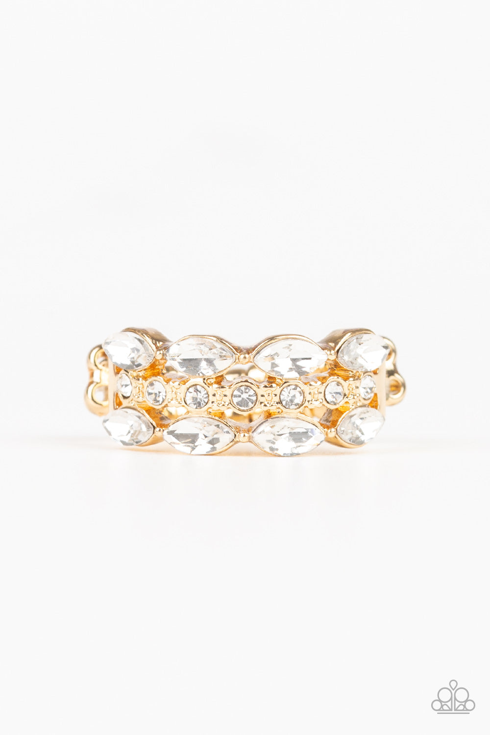 Distractingly Demure - Gold ring