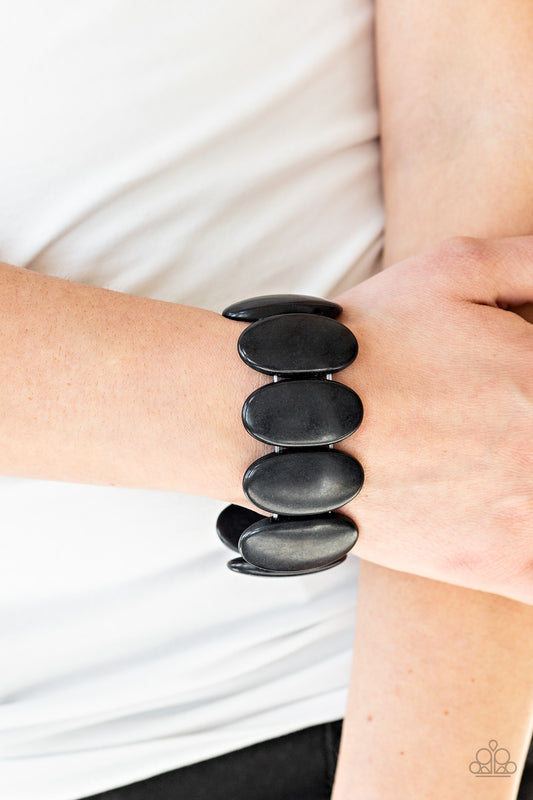 Dramatically Nomadic - Black bracelet