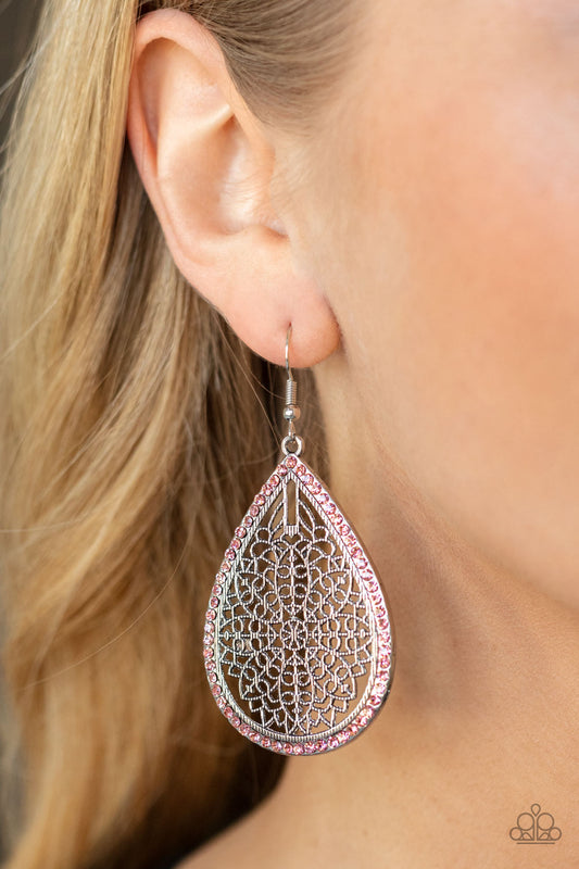 Fleur de Fantasy - Pink earrings
