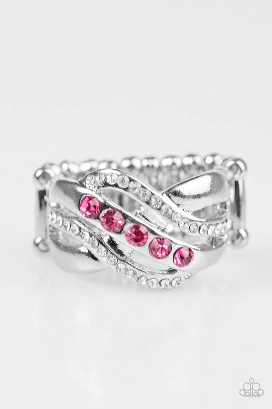 Flirting With Sparkle - Pink ring