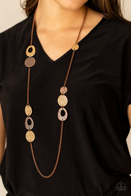 Gallery Guru - Copper/Gold necklace