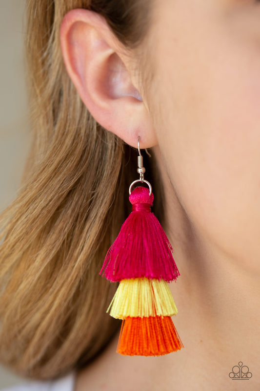 Hold On To Your Tassel! - Multi earrings