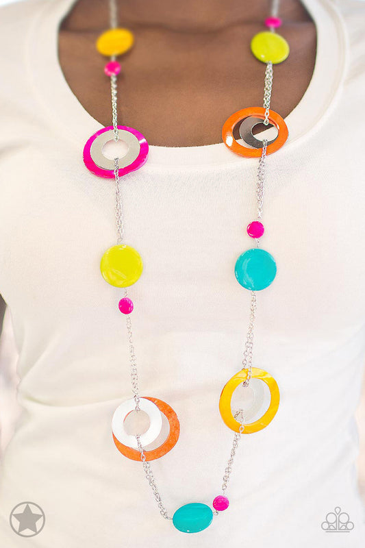 Kaleidoscopically Captivating - Multicolor necklace (Blockbuster)