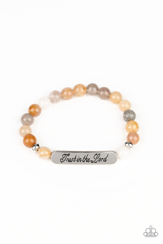 Keep The Trust - Brown bracelet