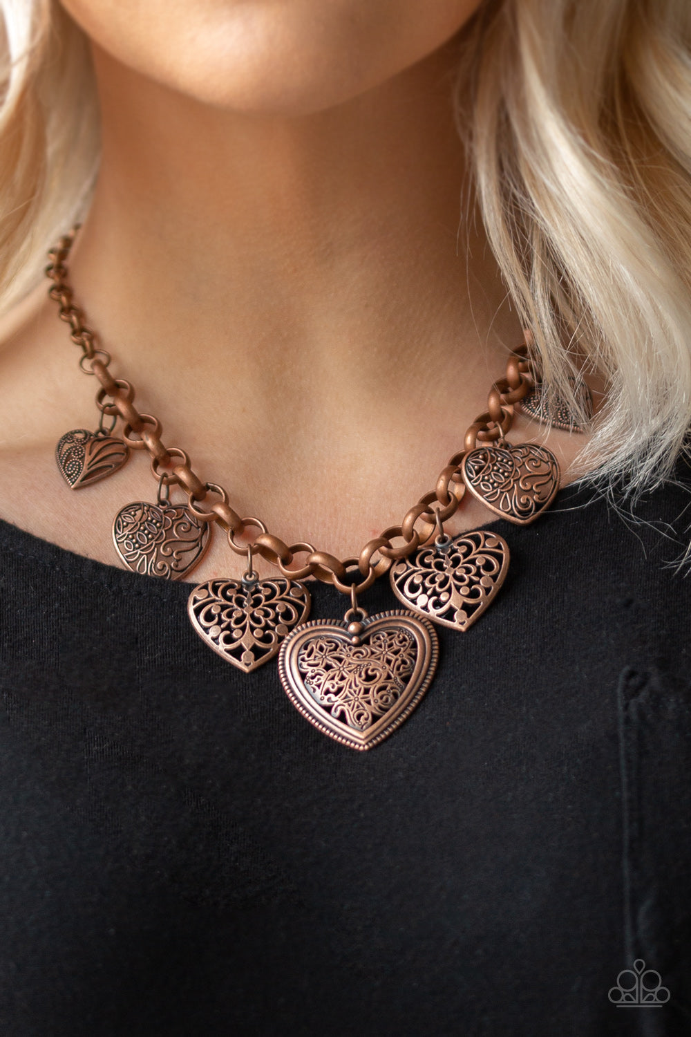 Love Lockets - Copper necklace