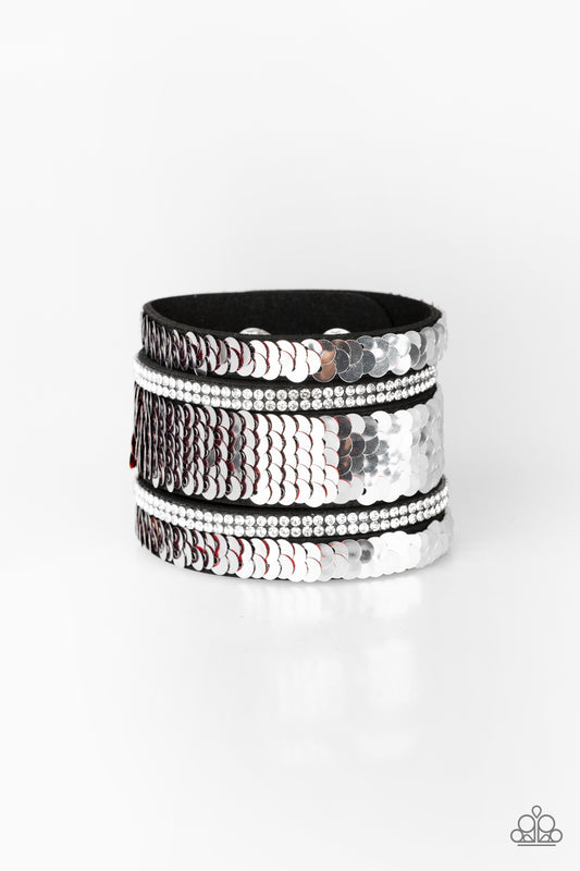 MERMAID Service - Red sequin wrapping bracelet
