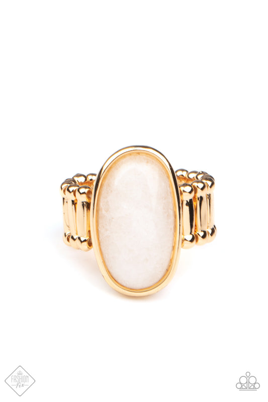 Mystical Mantra - Gold ring