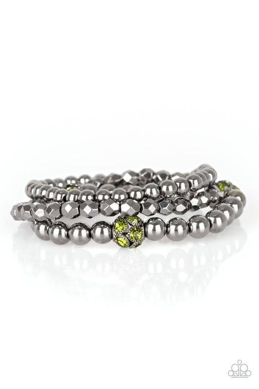 Noticeably Noir - Green bracelet