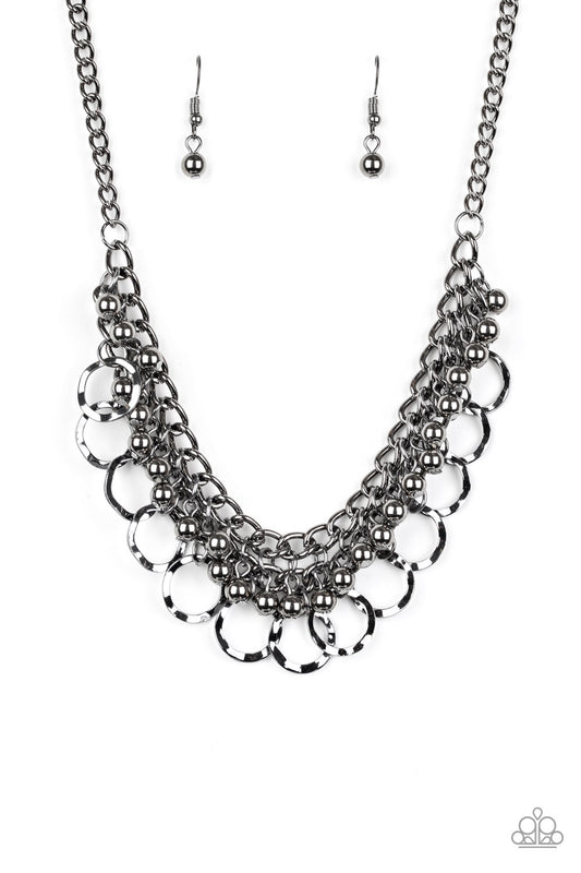 Ring Leader Radiance - Black/Gunmetal necklace