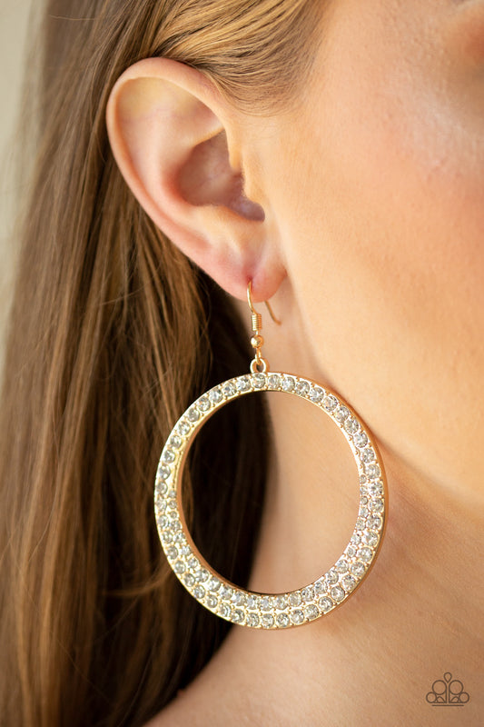 So Demanding - Gold earrings
