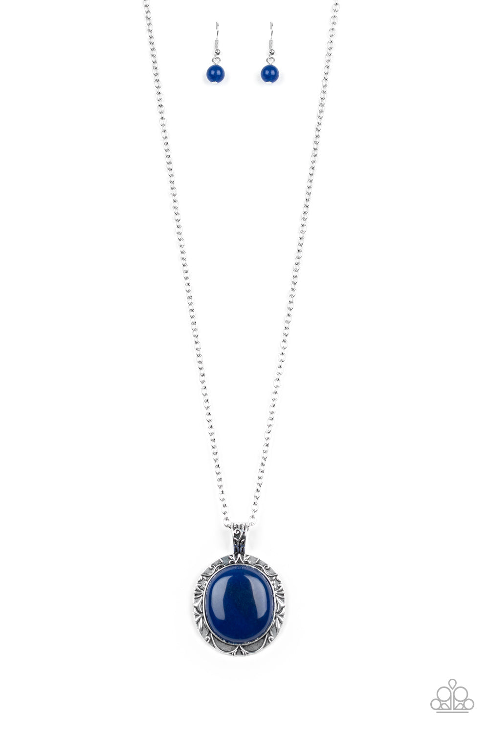 Stone Aura - Blue necklace