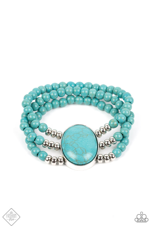 Stone Pools - Blue bracelet