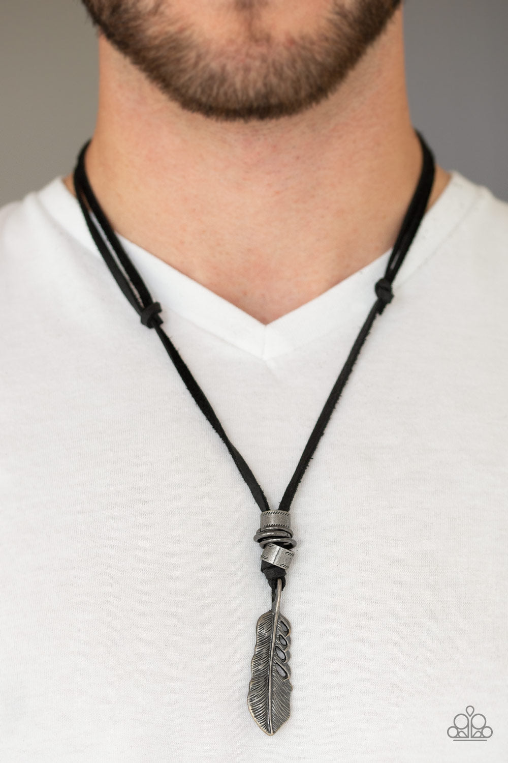That QUILL Be The Day - Black urban necklace