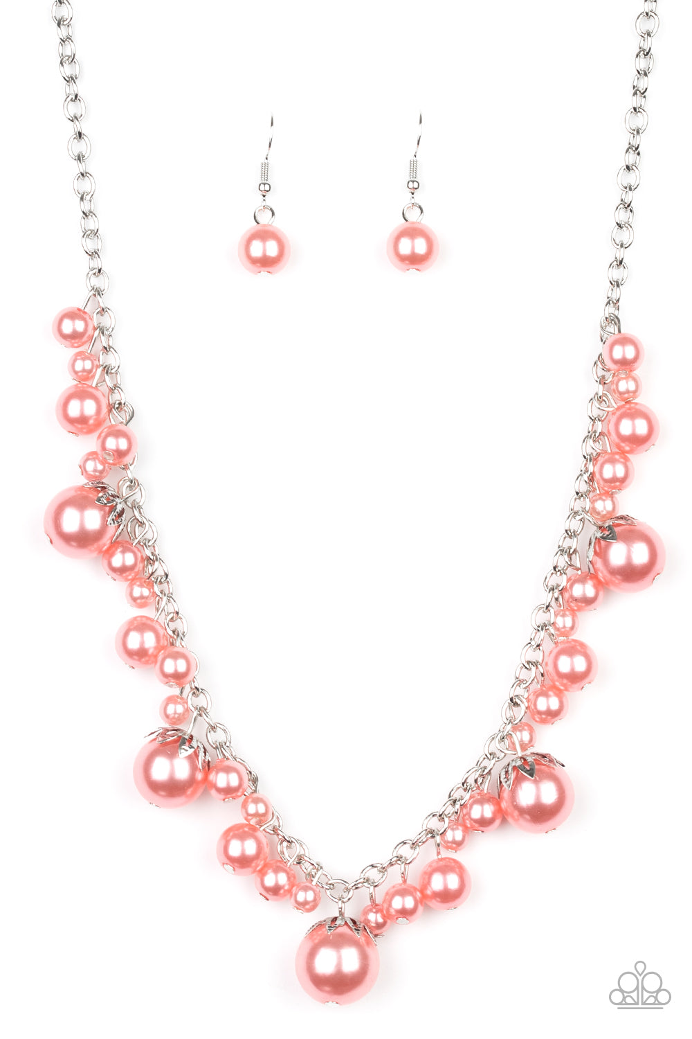 Uptown Pearls - Orange pearl necklace