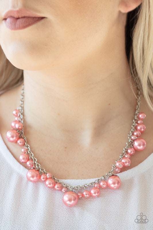 Uptown Pearls - Orange pearl necklace