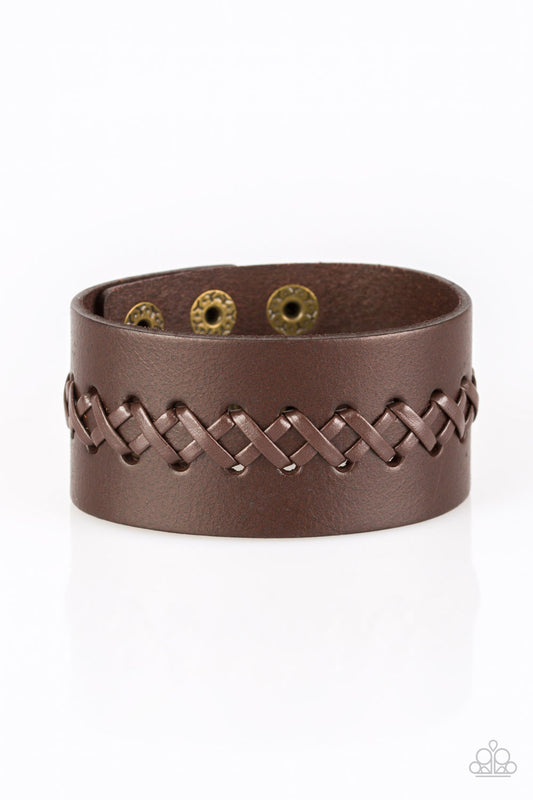 Be A Sport - Brown urban bracelet