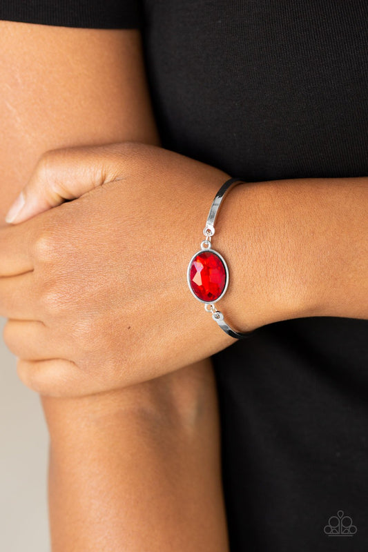 Definitely Dashing - Red Gem Bracelet